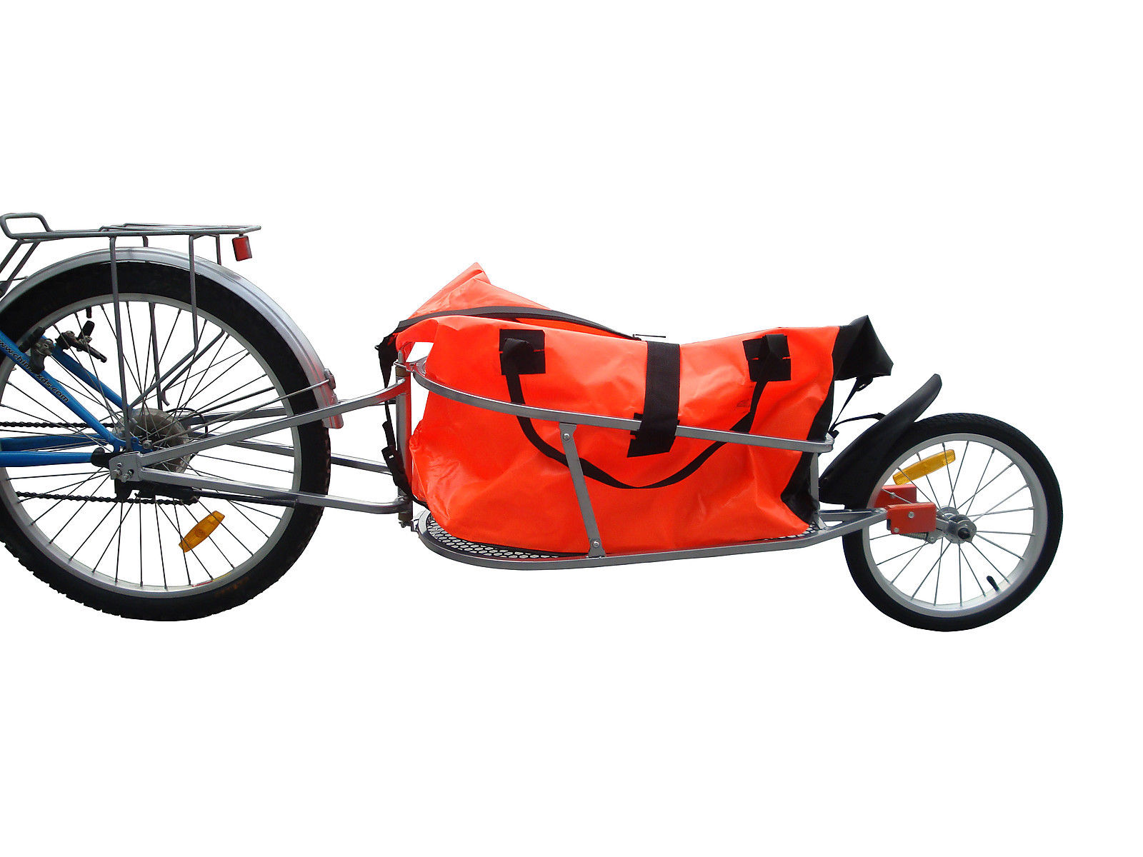 Single wheel bicycle bike cargo trailer cart Large carrier Bag 0040RB eBay