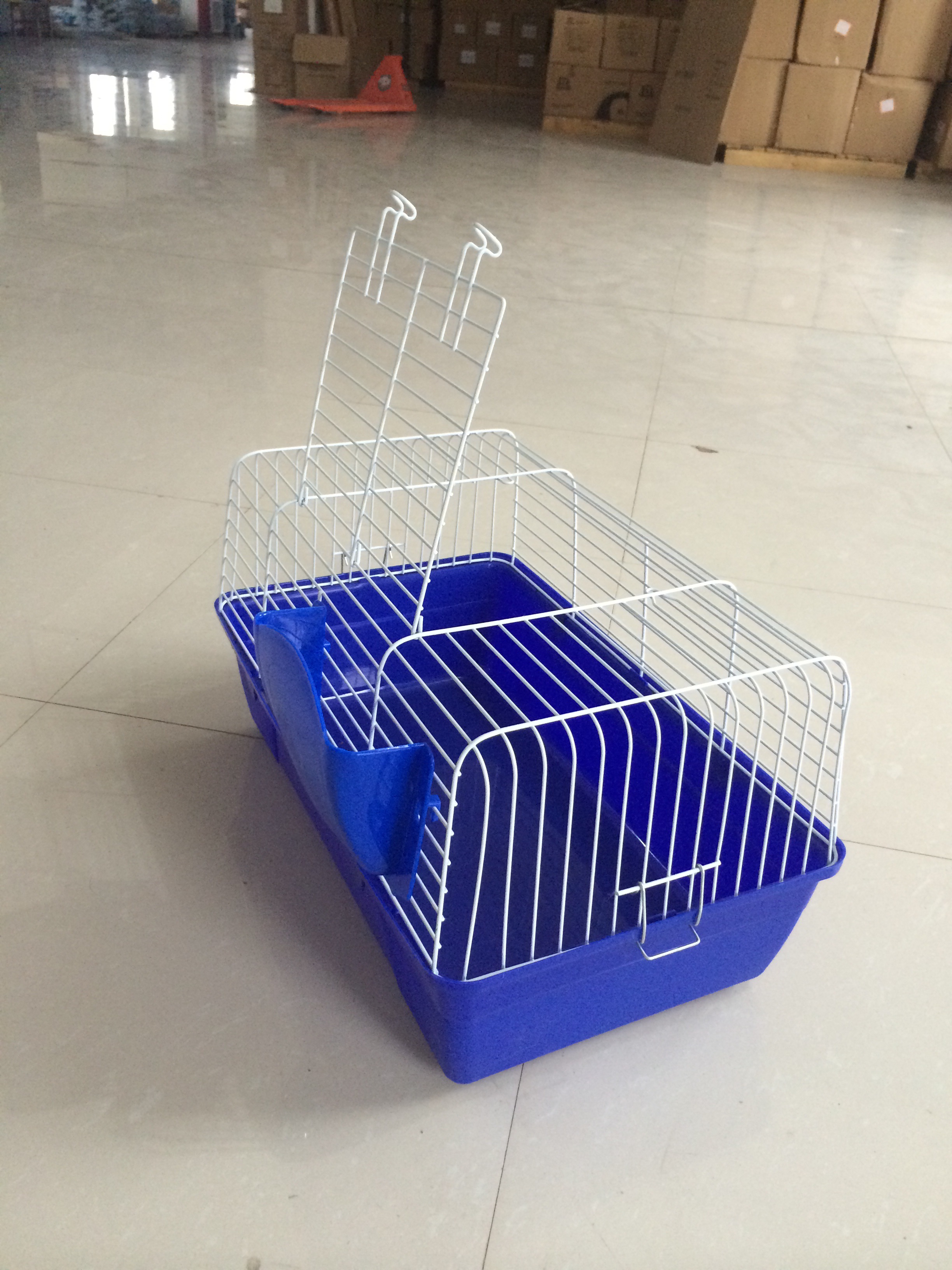 Indoor Rolling Metal Bunny Rabbit Hutch Pet Iron Wire Cage 0012 eBay